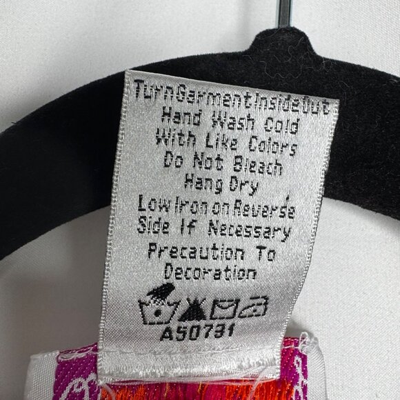 Quacker Factory Womens XL Sailboat Nautical Sequin Embellished 3/4 Sleeve Top - Picture 4 of 6